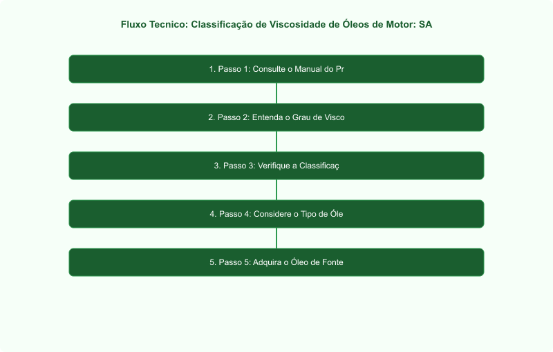 Diagrama técnico: Classificação de Viscosidade de Óleos de Motor: SAE J300 e API SP